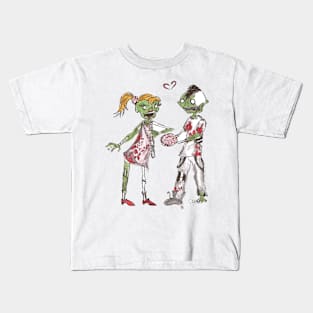 Zombies' love Kids T-Shirt